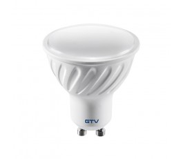 
                  GTV ŻARÓWKA LED SMD 2835 CIEPŁA BIAŁA 3000K GU10 6W 440LM LD-PC6010-30